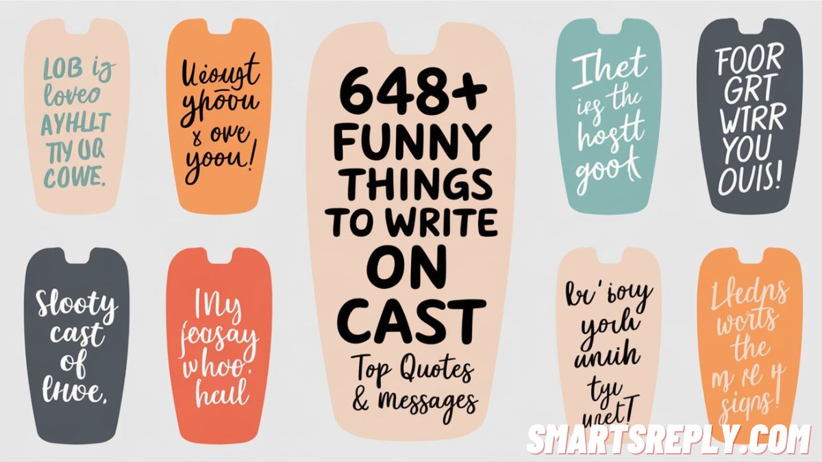 648+ Funny Things to Write on Cast: Top Quotes & Messages