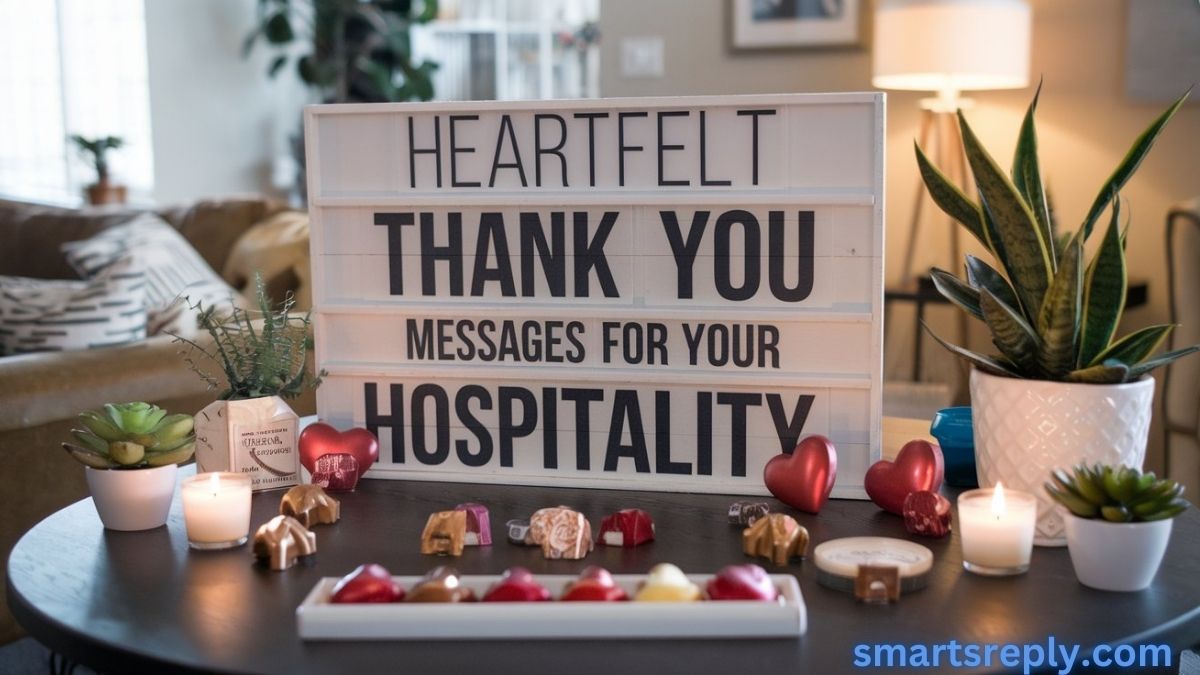 Heartfelt Thank You Messages for Your Hospitality